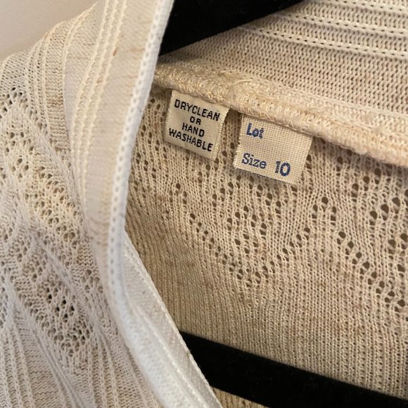 Vintage White Mod Dress - Picture 5 of 7